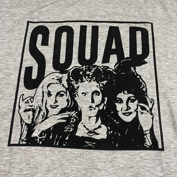 Unknown brand Hocus Pocus “squad” graphic heather gray tee - Picture 2 of 2